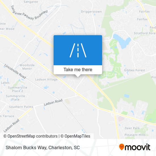 Shalom Bucks Way map