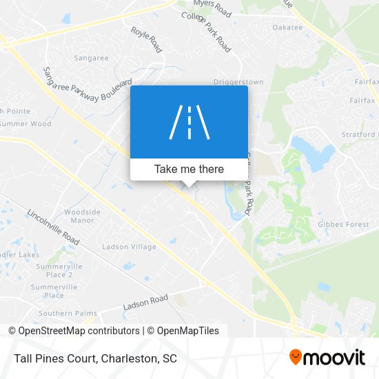 Mapa de Tall Pines Court