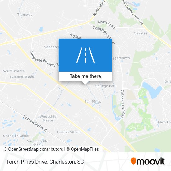 Torch Pines Drive map