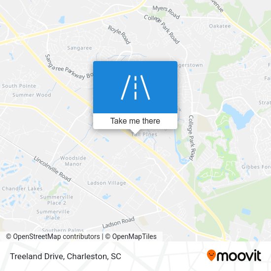Mapa de Treeland Drive
