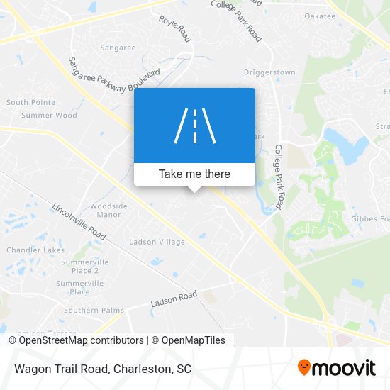 Wagon Trail Road map