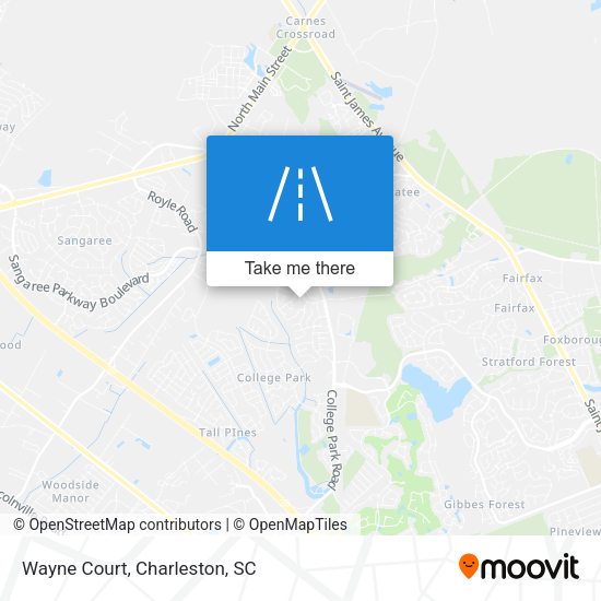 Wayne Court map