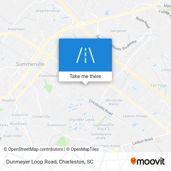 Dunmeyer Loop Road map