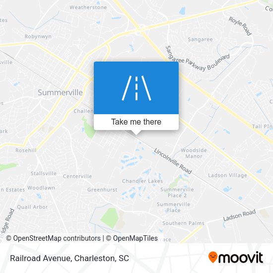 Railroad Avenue map