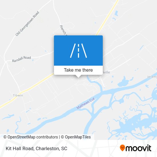 Mapa de Kit Hall Road