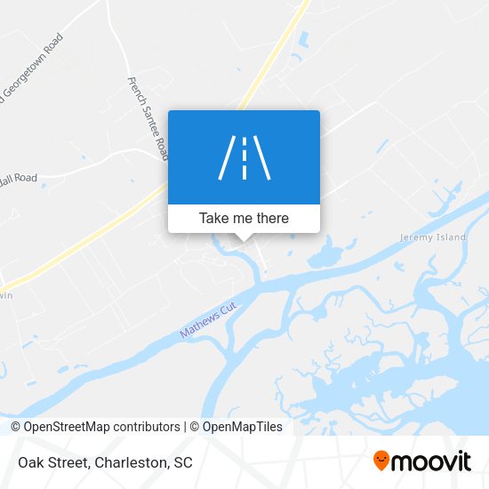 Mapa de Oak Street