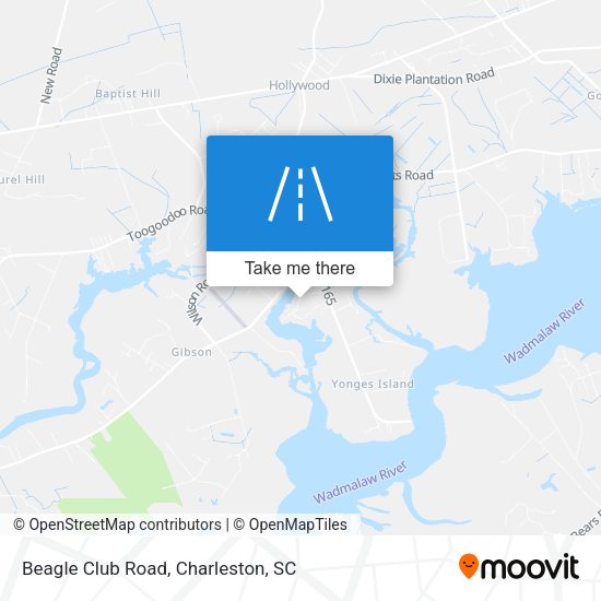 Mapa de Beagle Club Road
