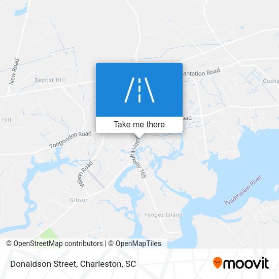 Mapa de Donaldson Street