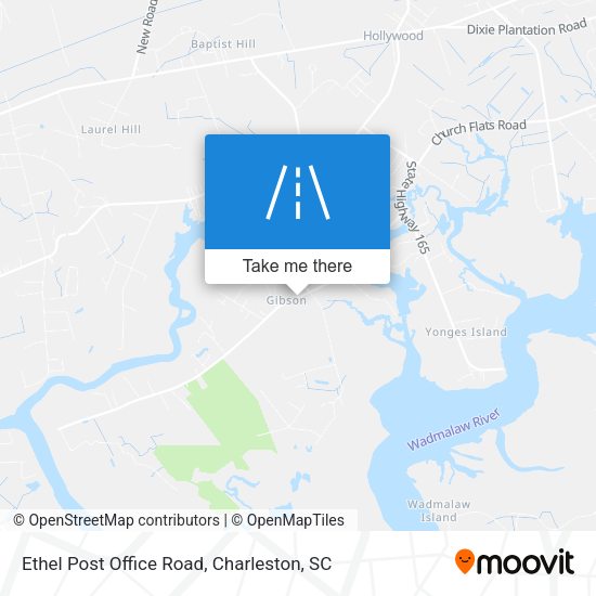 Mapa de Ethel Post Office Road