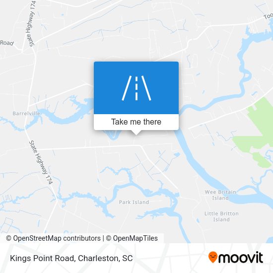 Kings Point Road map