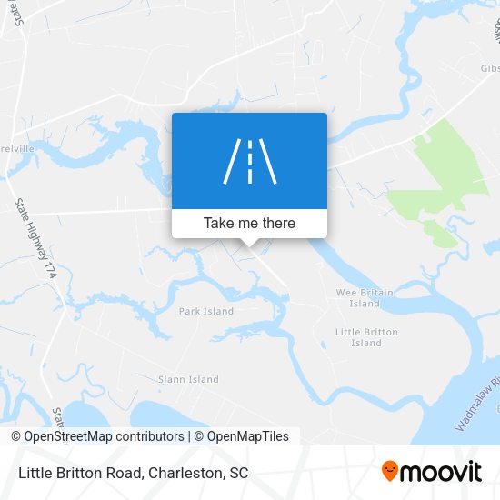 Little Britton Road map