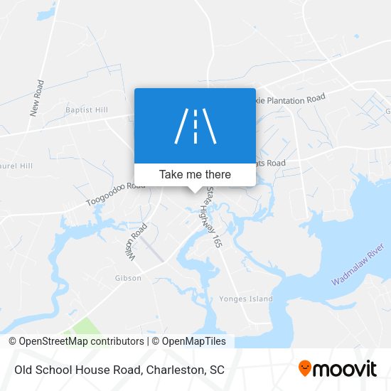 Old School House Road map