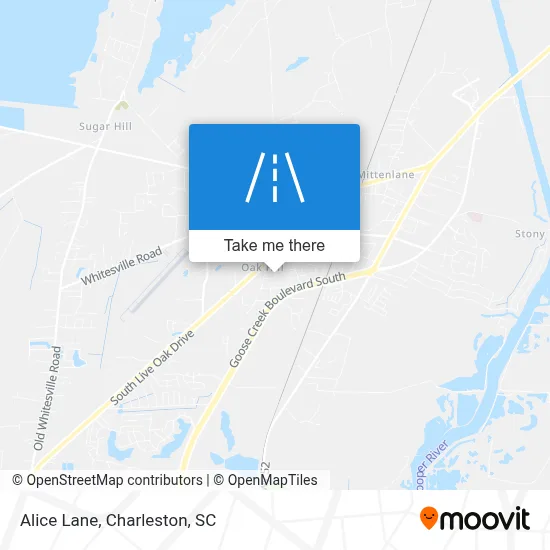 Alice Lane map