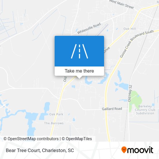 Bear Tree Court map