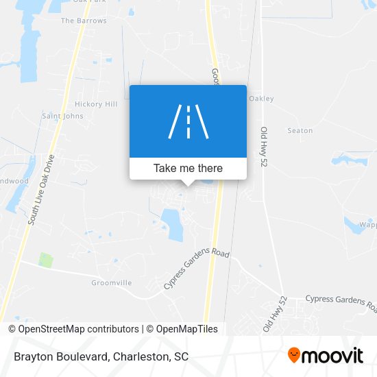 Brayton Boulevard map