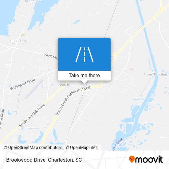 Brookwood Drive map