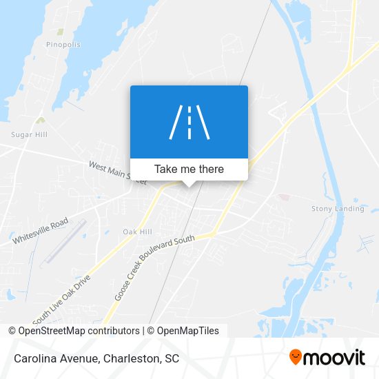 Carolina Avenue map