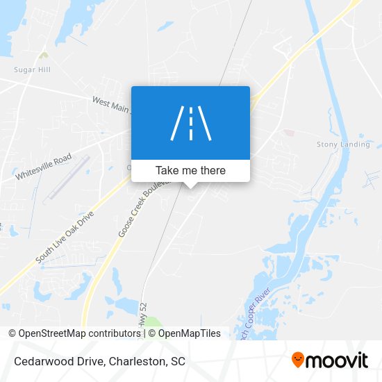 Cedarwood Drive map