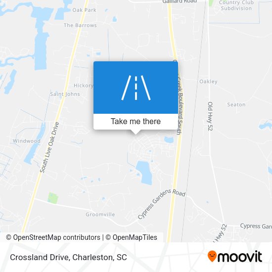 Mapa de Crossland Drive