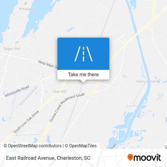 East Railroad Avenue map