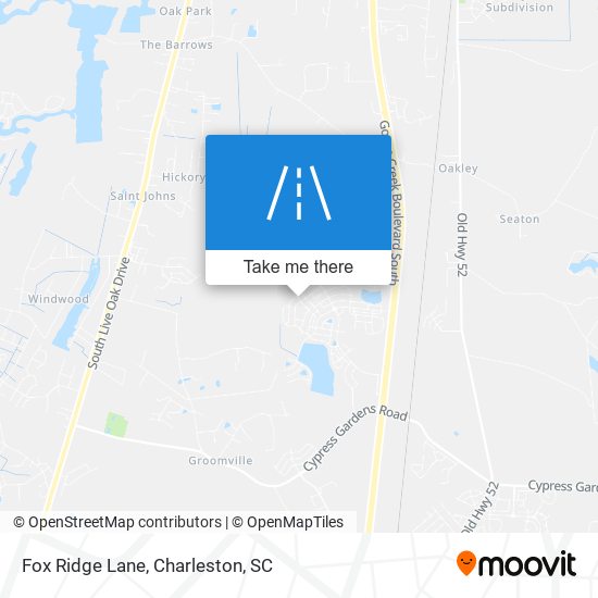 Fox Ridge Lane map