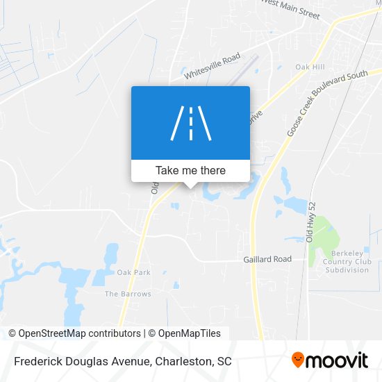 Frederick Douglas Avenue map