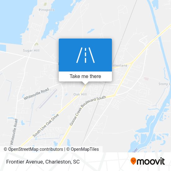 Frontier Avenue map