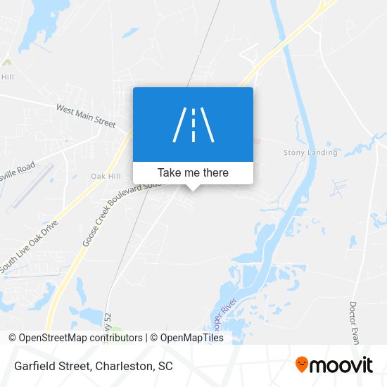 Garfield Street map