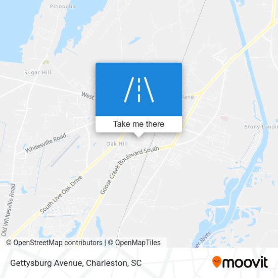 Gettysburg Avenue map