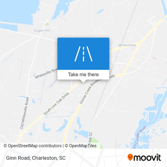 Ginn Road map