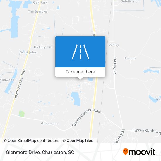 Mapa de Glenmore Drive