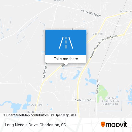 Long Needle Drive map