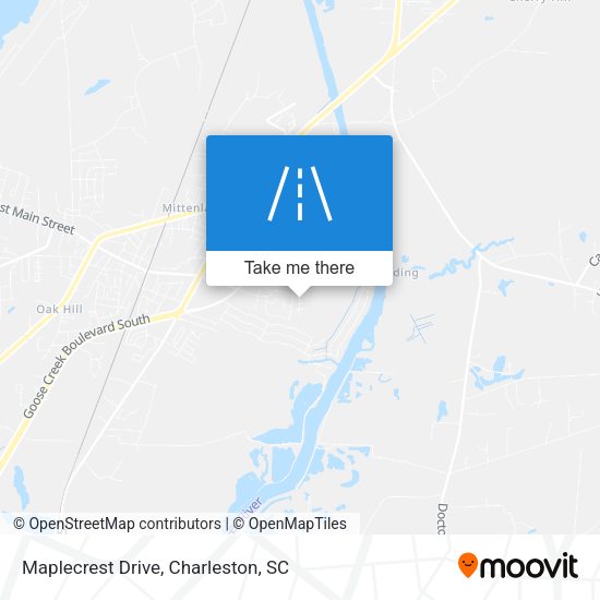 Maplecrest Drive map