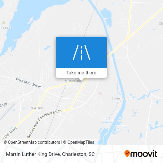 Mapa de Martin Luther King Drive