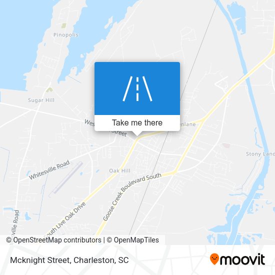 Mapa de Mcknight Street