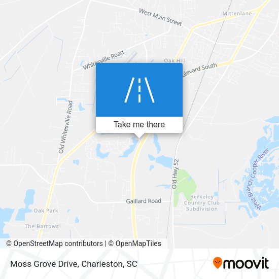 Moss Grove Drive map