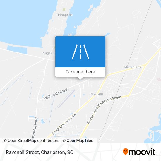 Ravenell Street map