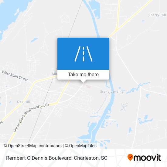 Rembert C Dennis Boulevard map