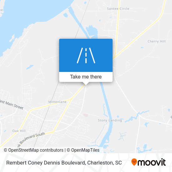 Mapa de Rembert Coney Dennis Boulevard
