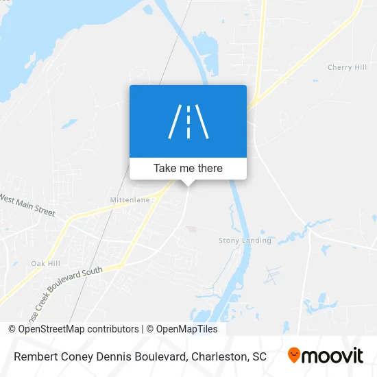 Rembert Coney Dennis Boulevard map