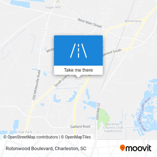Mapa de Robinwood Boulevard