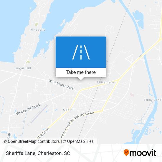 Mapa de Sheriffs Lane