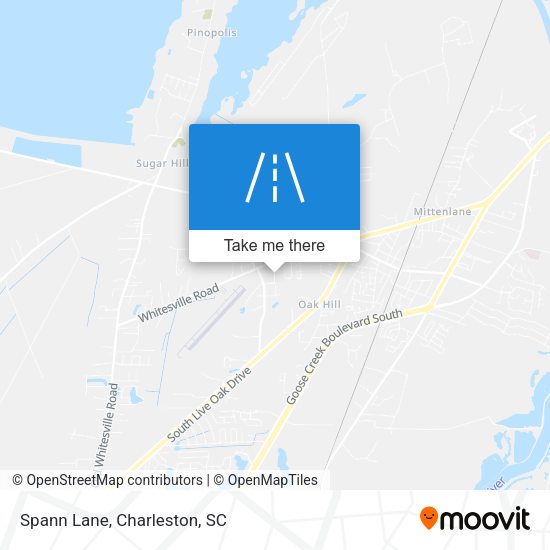 Mapa de Spann Lane