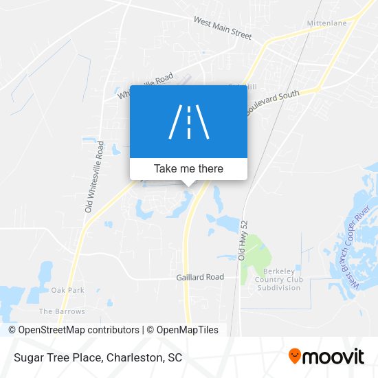 Sugar Tree Place map