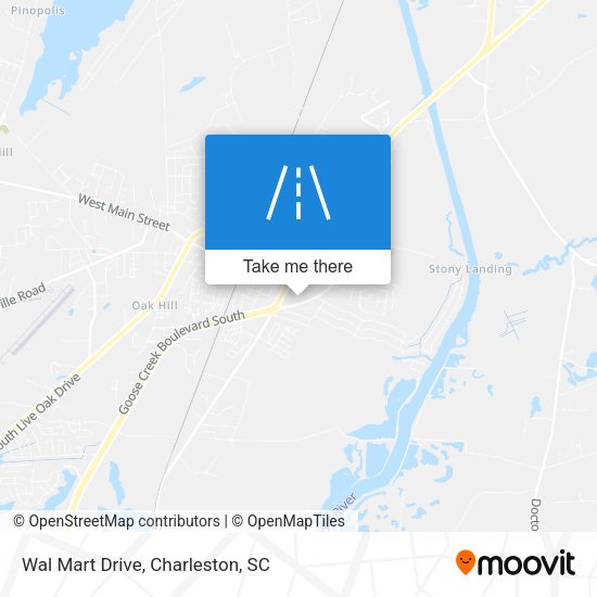 Mapa de Wal Mart Drive