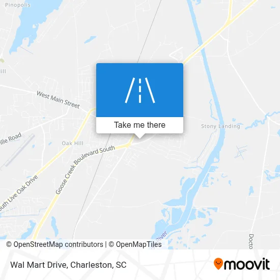 Wal Mart Drive map