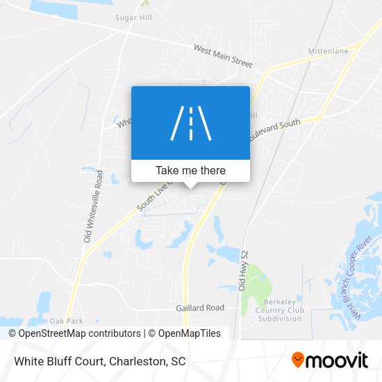 White Bluff Court map