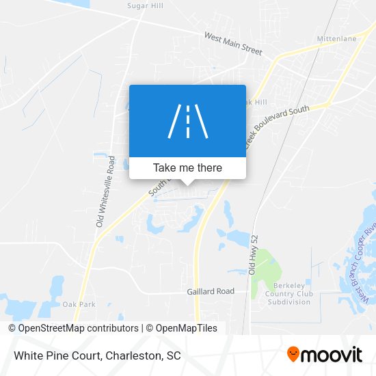 Mapa de White Pine Court