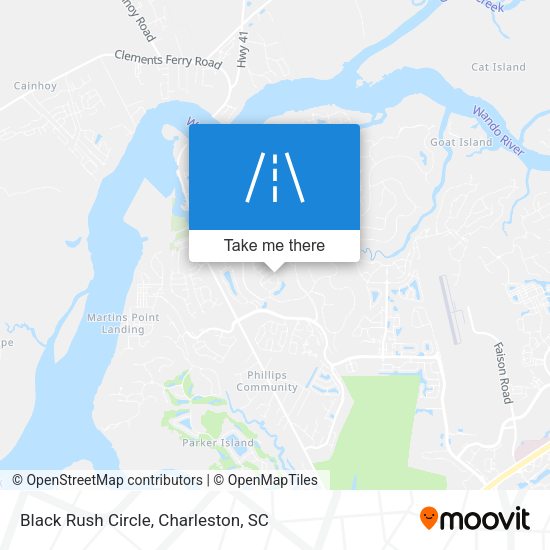 Black Rush Circle map