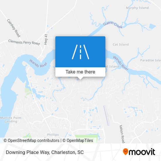 Mapa de Downing Place Way